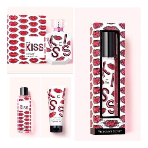 Victoria s Secret Just A Kiss Edp 1.7 Fl.oz. / Rollerball / Mist / Cream