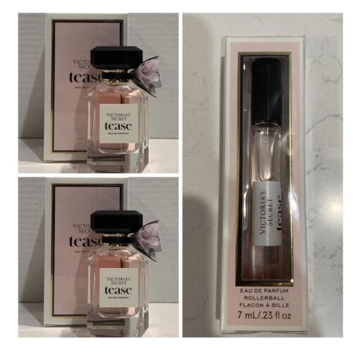 Victoria`s Secret Tease Eau de Parfum 1.7 Fl.oz. 2 and Rollerball