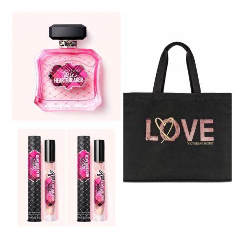 Victoria`s Secret Tease Heartbreaker Edp 3.4 Fl.oz. / Rollerball 2 / Tote Bag