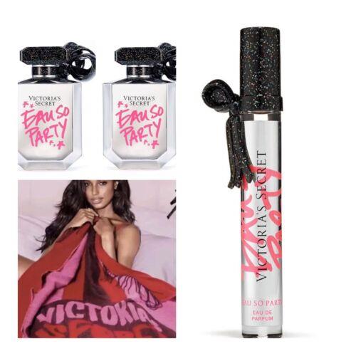 Victoria s Secret Eau SO Party Edp 1.7 Fl.oz. 2 / Rollerball / Throw Blanket