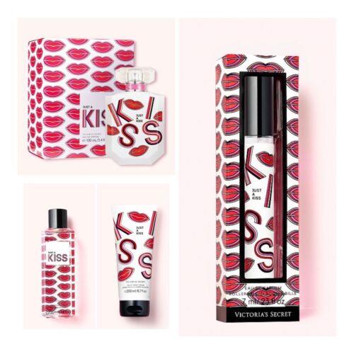 Victoria s Secret Just A Kiss Edp 3.4 Fl.oz. / Rollerball / Mist / Body Cream