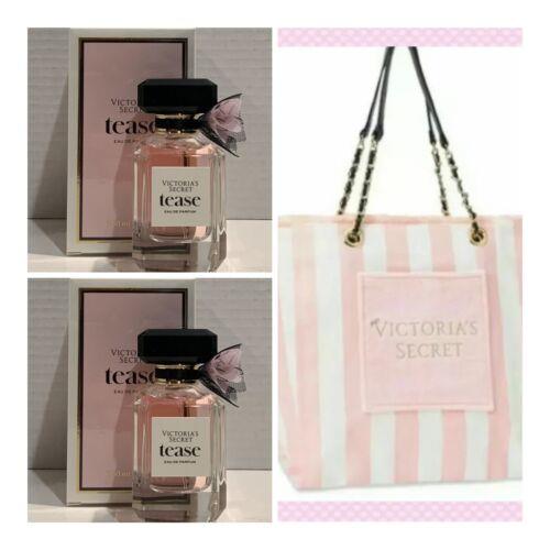 Victoria`s Secret Tease Eau de Parfum 1.7 Fl.oz. 2 and Tote Bag