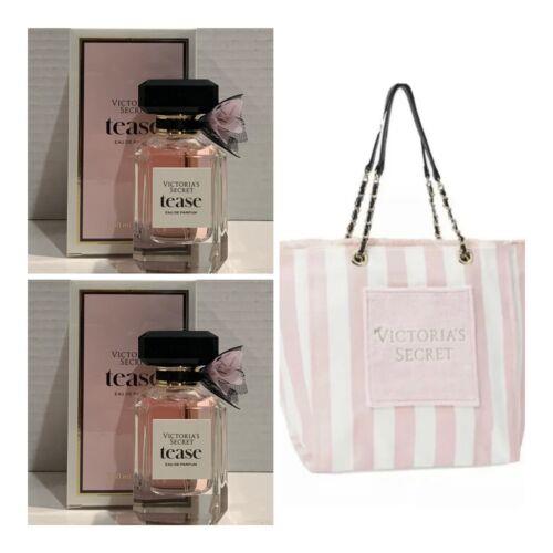 Victoria`s Secret Tease Eau de Parfum 1.7 Fl.oz. 2 and Tote Bag