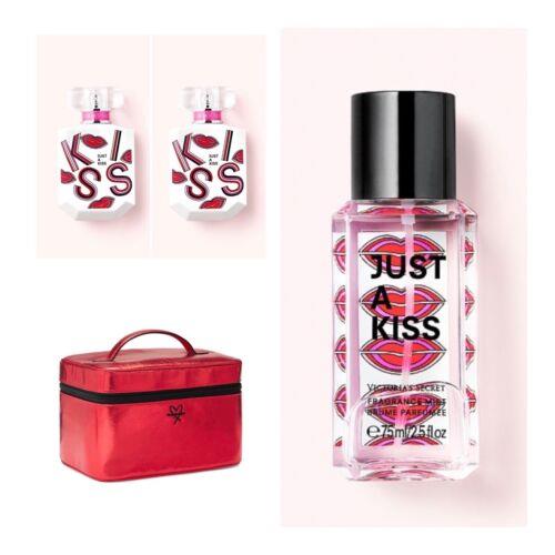 Victoria s Secret Just A Kiss Eau de Parfum 1.7 Fl.oz. 2 / Mist / Train Case