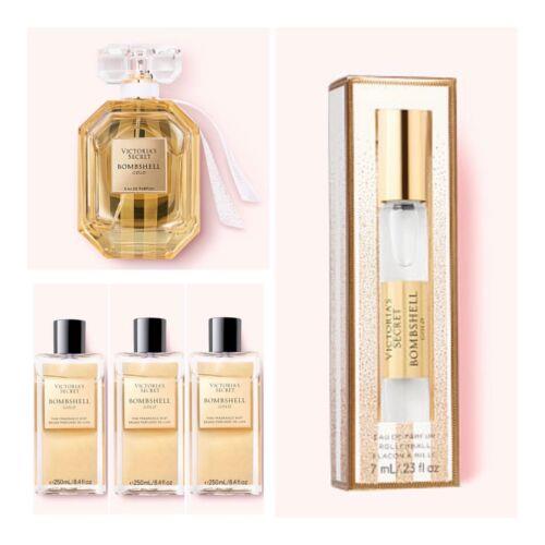 Victoria`s Secret Bombshell Gold Eau de Parfum 1.7 Fl.oz. /rollerball /mist 3