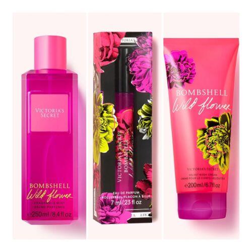 Victoria s Secret Bombshell Wildflower Eau de Parfum Rollerball / Mist / Cream