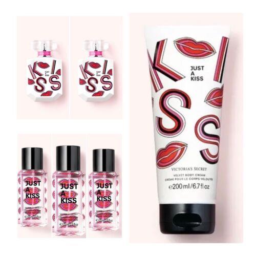 Victoria s Secret Just A Kiss Eau de Parfum 1.7 Fl.oz. 2 /mist 3 /body Cream