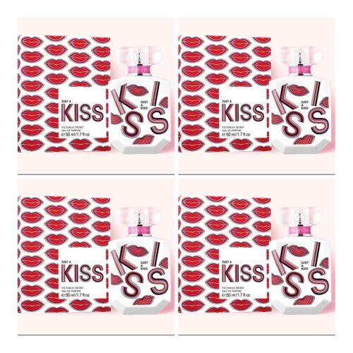 Victoria s Secret Just A Kiss Eau de Parfum 1.7 Fl.oz. Lot of 4