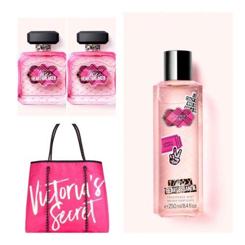 Victoria`s Secret Tease Heartbreaker Eau de Parfum 3.4 Oz. 2 /mist /tote Bag