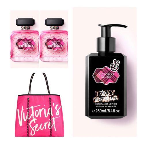 Victoria`s Secret Tease Heartbreakerer Edp 3.4 Fl.oz. 2 / Lotion / Tote Bag