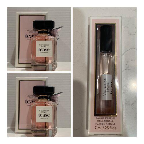 Victoria`s Secret Tease Eau de Parfum 3.4 Fl.oz. 2 and Rollerball