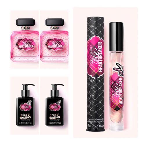 Victoria`s Secret Tease Heartbreaker Edp 3.4 Fl.oz 2 /rollerball /lotion 2