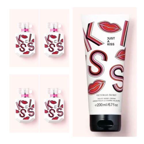 Victoria s Secret Just A Kiss Eau de Parfum 1.7 Fl.oz 4 and Velvet Body Cream