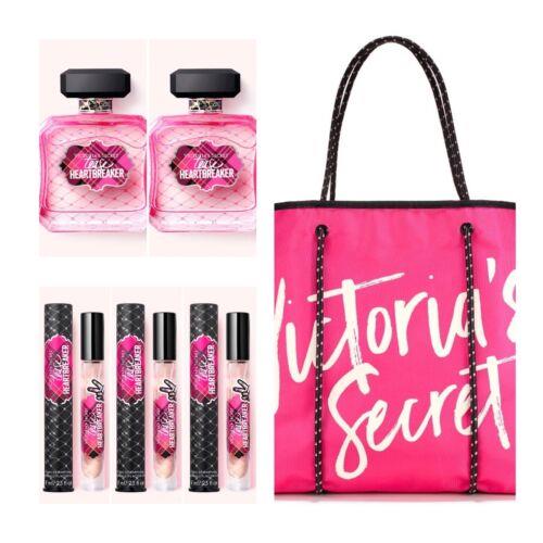 Victoria`s Secret Tease Heartbreaker Edp 3.4 Fl.oz 2 /rollerball 3 /tote Bag