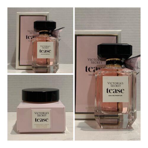 Victoria`s Secret Tease Eau de Parfum 3.4 Fl.oz. 2 and Whipped Body Cream