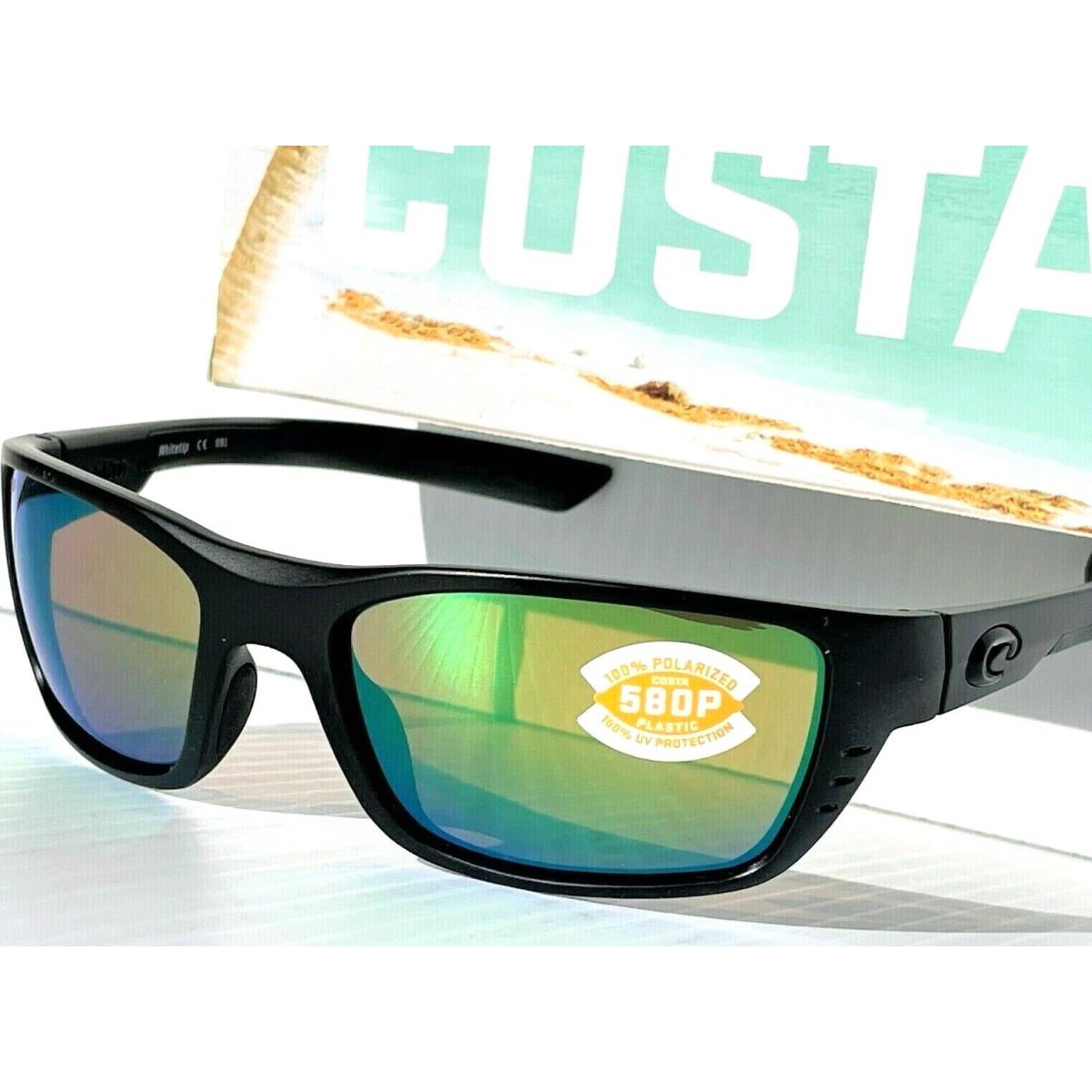 Costa Del Mar Whitetip Blackout Polarized Green Mirror 580P Sunglass Wtp 01 Ogmp