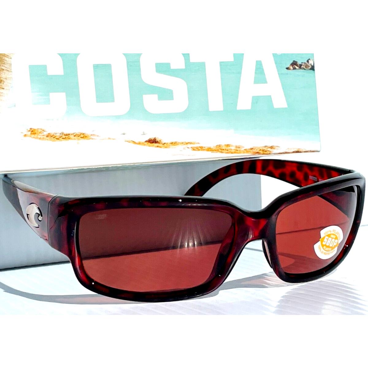 Costa De Mar Cabellito Tiger Tortoise Polarized Copper Womens Sunglass CL 10