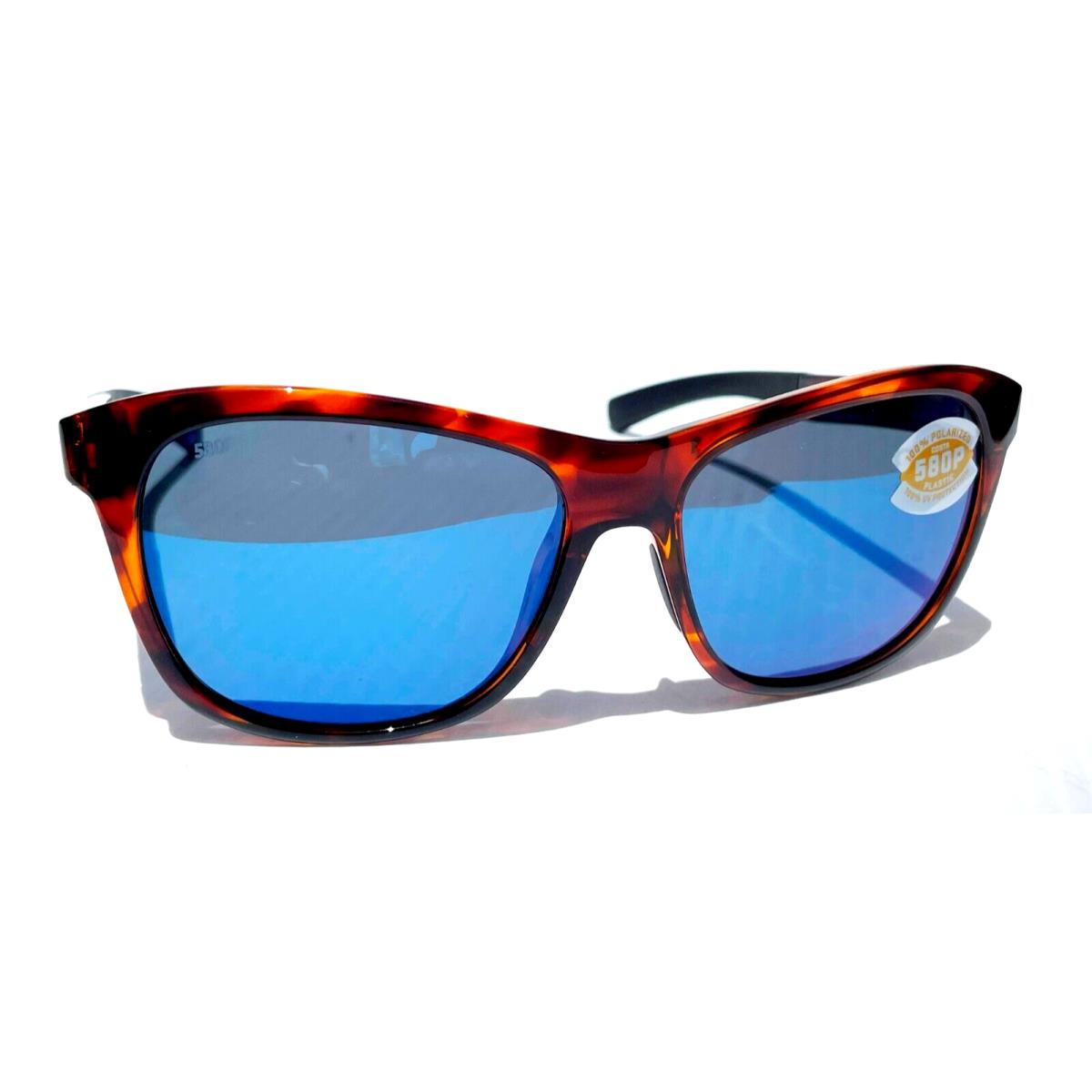 Costa Del Mar Vela Tortoise Polarized Blue Mirror 580P Sunglass Vla 10