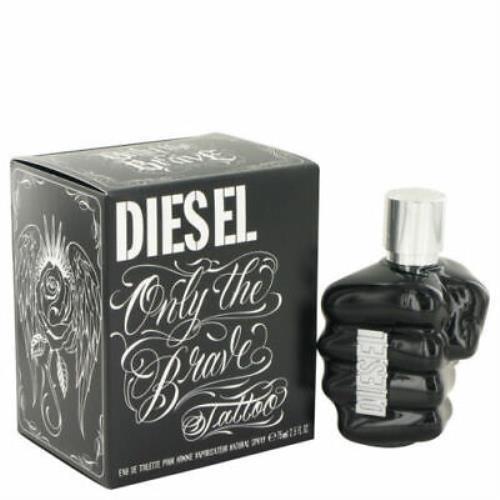 Only The Brave Tattoo by Diesel Edt Spray 2.5 oz/75 ml For Men