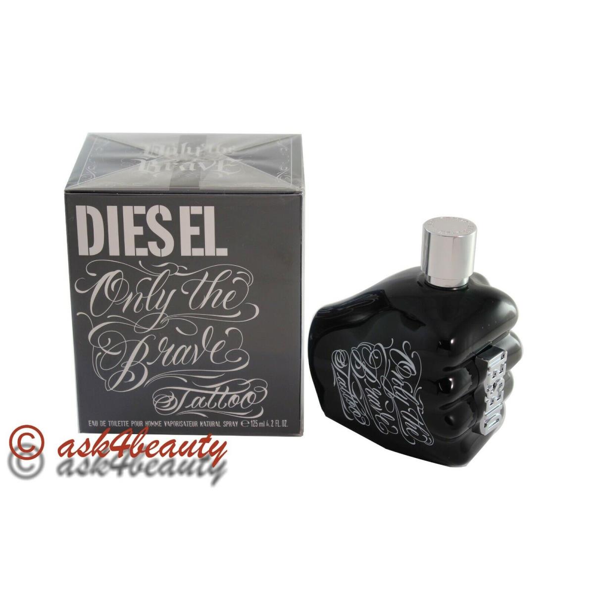 Only The Brave Tattoo by Diesel Edt Spray 4.2 oz/120 ml For Men