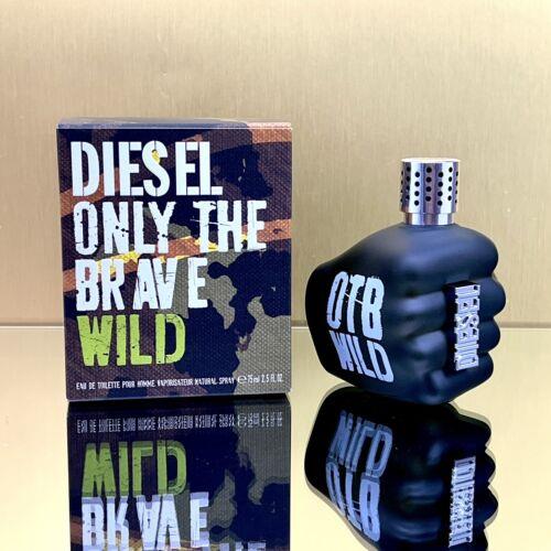 Diesel Only The Brave Wild Men Cologne 2.5oz-75ml Edt Spray New-sealed BA09