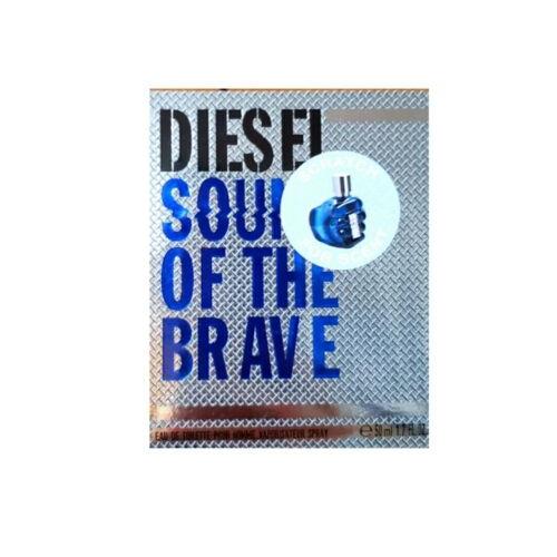 Diesel Soul of The Brave Edt Spray 1.7 Fl.oz For Men. with Sampler