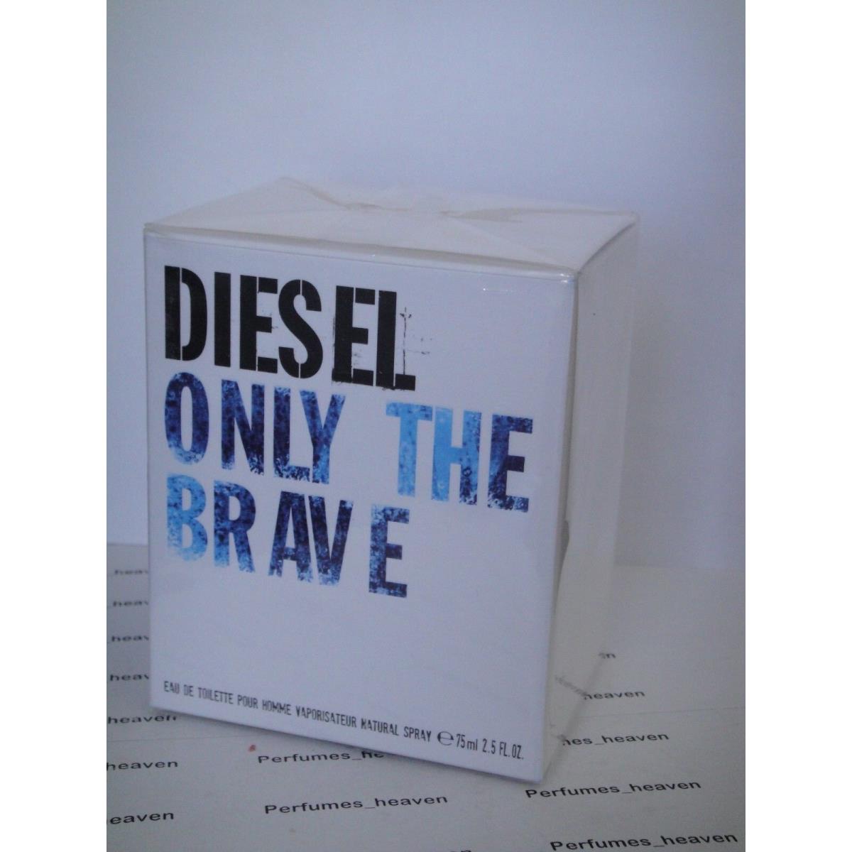 Diesel Only The Brave Men 2.5 oz 75 ml Eau De Toilette Spray Box