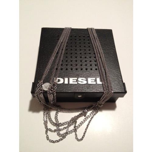 Diesel Ladies Stainless Steel Multi Link necklace.DX-0411