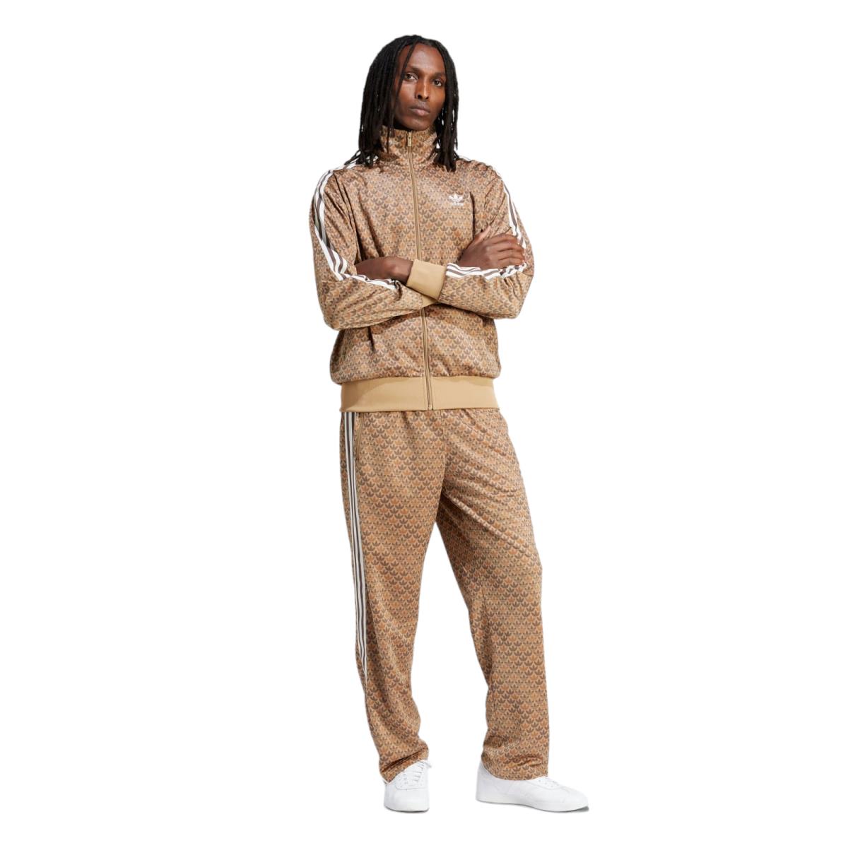 Men`s Adidas Originals Firebird Classic Monogram Jacket Pants Track Suit