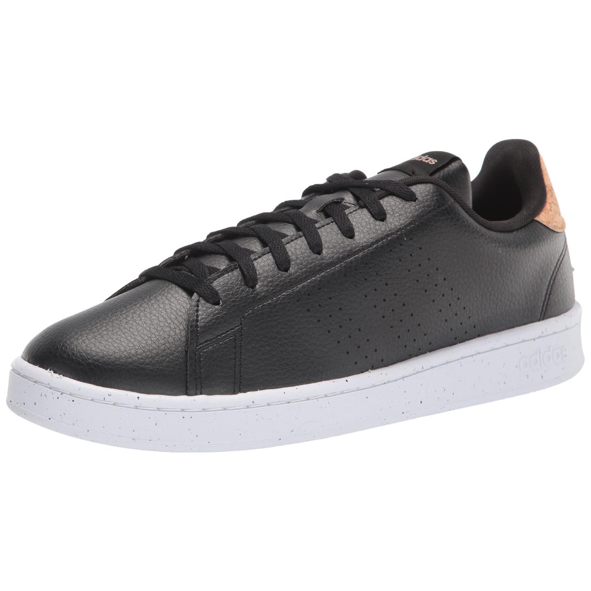 Adidas Men`s Advantage Tennis Shoes Black/Black/White