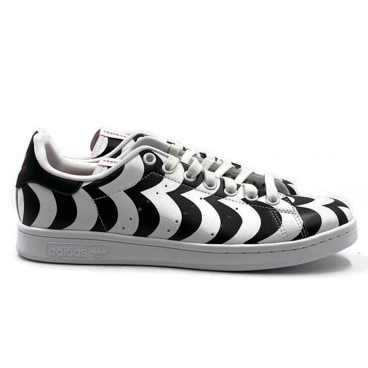 Adidas Marimekko Stan Smith Women Size 6.5 Shoe White Black Trainer Sneaker
