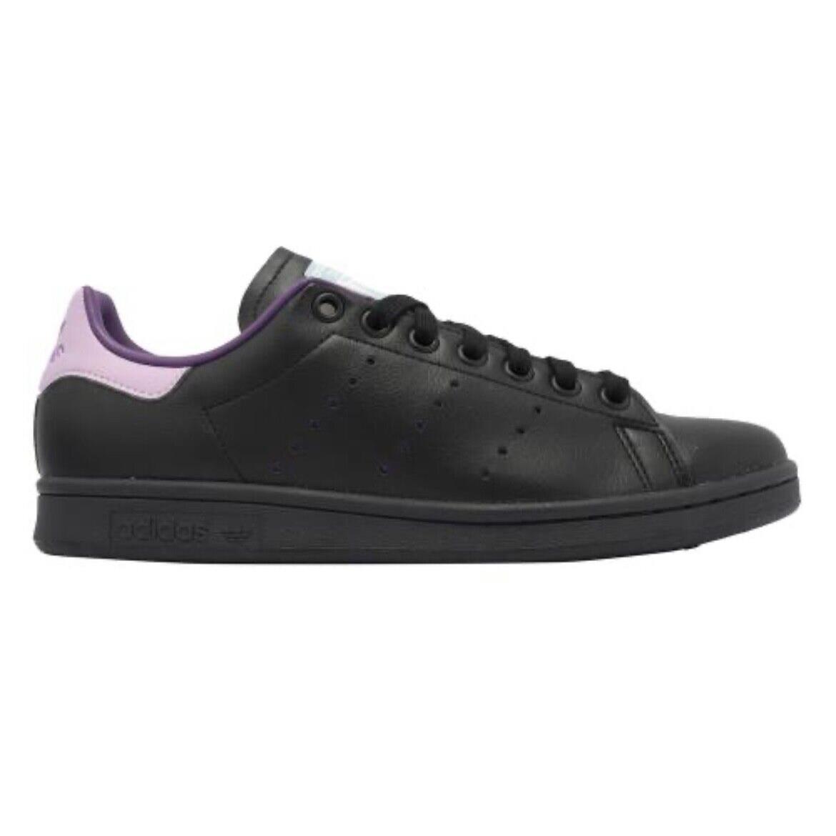 Adidas Stan Smith Ursula Men Casual Retro Shoe Black Purple Lifestyle Sneaker