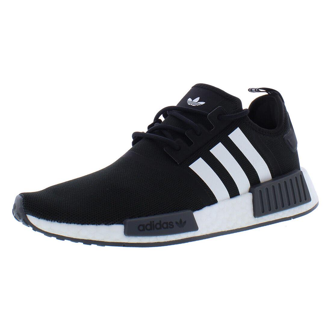 Adidas NMD_R1 Primeblue Mens Shoes - Black/White/Grey, Main: Black