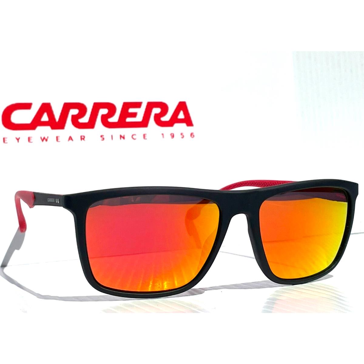 Carrera Matte Black Red Sport Ruby Lens Sunglass 8032/S 0003