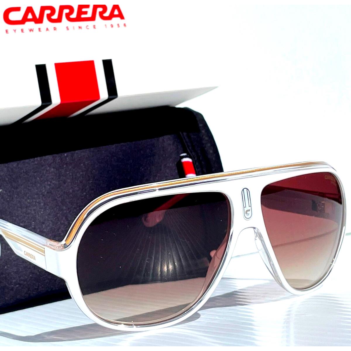 Carrera White Gold Frame Bronze Gradient Lens Sunglass Speedway/n P9UHA