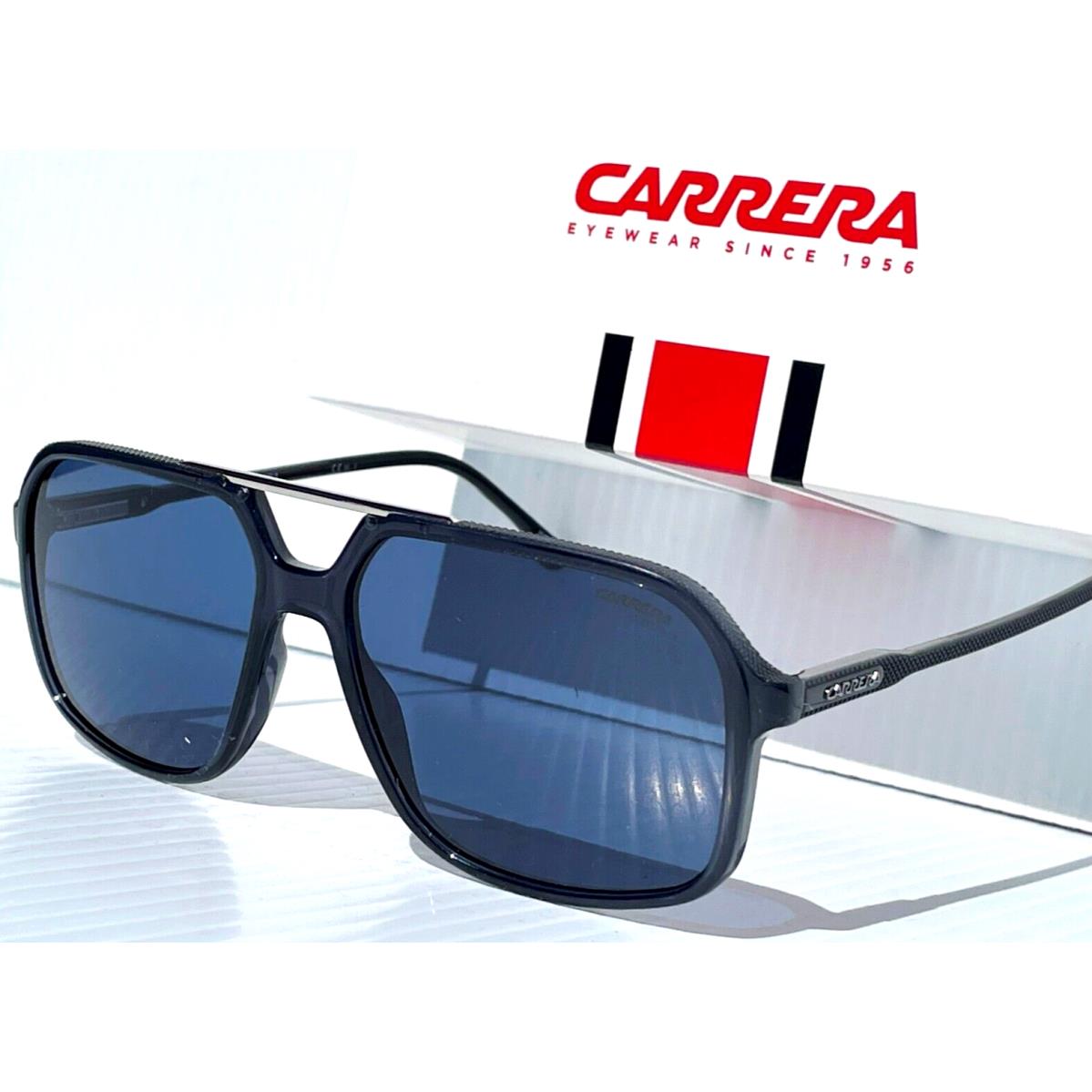 Carrera Polished Grey Smoke Frame Blue Lens Sunglass 229/S Pjpku