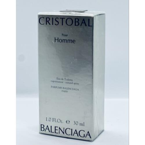 Cristobal Pour Homme Balenciaga 1oz/30ml Eau de Toilette