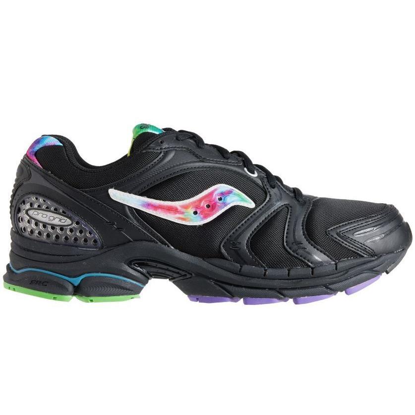 Men`s Saucony Progrid Triumph 4 Running Shoes Tye Black S70738-2 Size 7-13 - Black