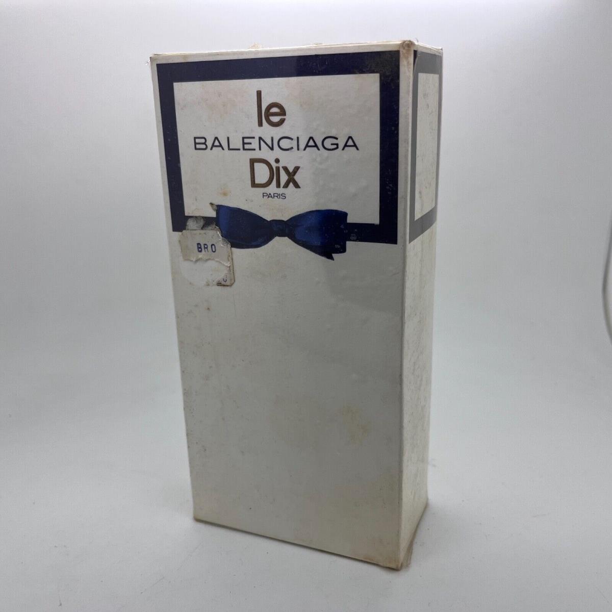 Vintage Balenciaga Le Dix 7 oz Eau de Cologne 1960`s