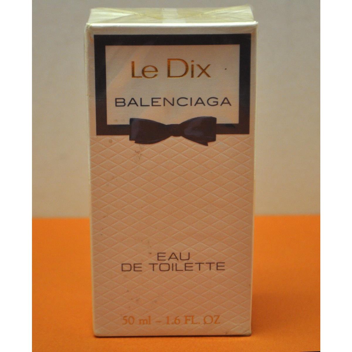 Vintage Balenciaga Le Dix 1oz Eau De Toilette Rare Formula