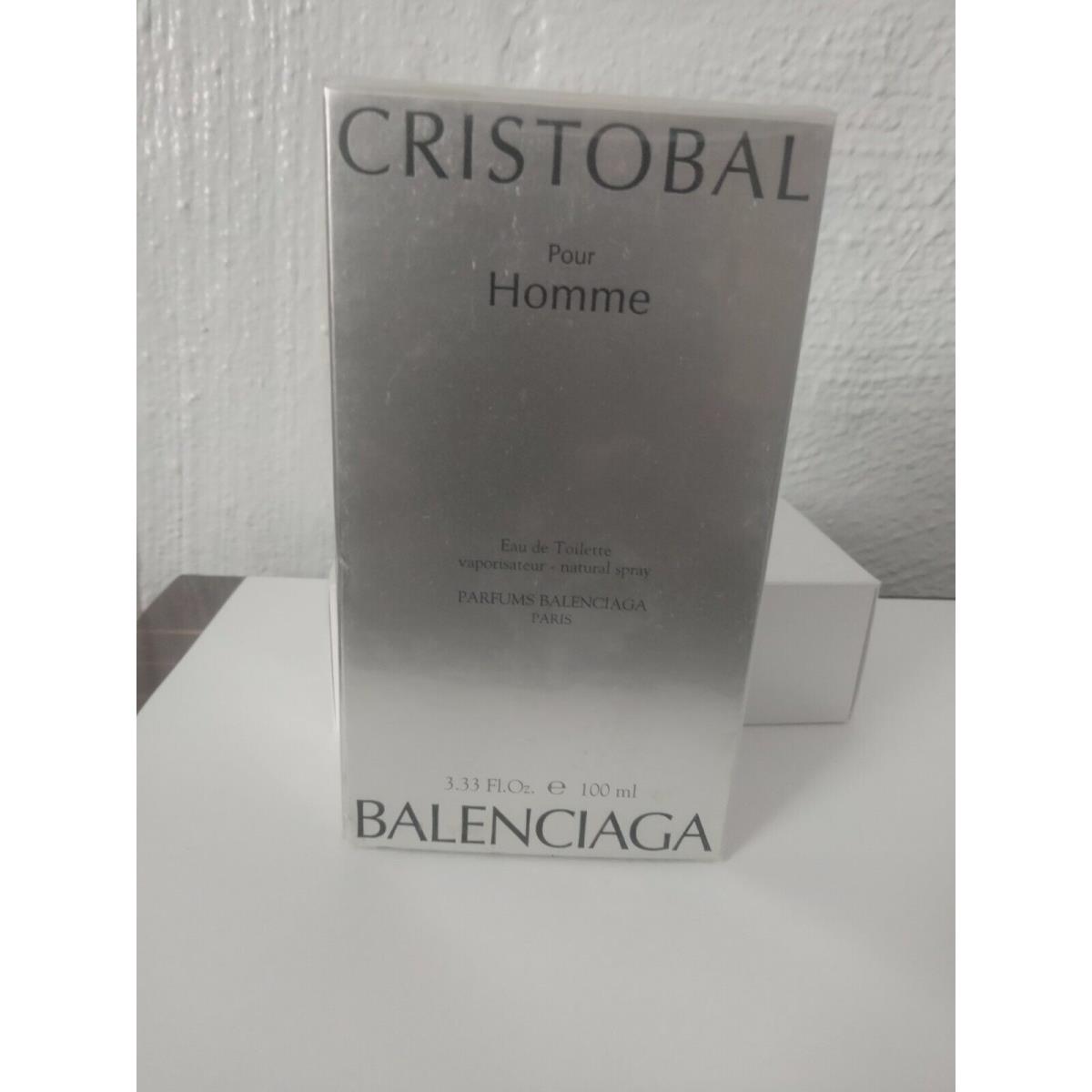 Cristobal Pour Homme Balenciaga 3.3 OZ Eau DE Toilette Spray For Men