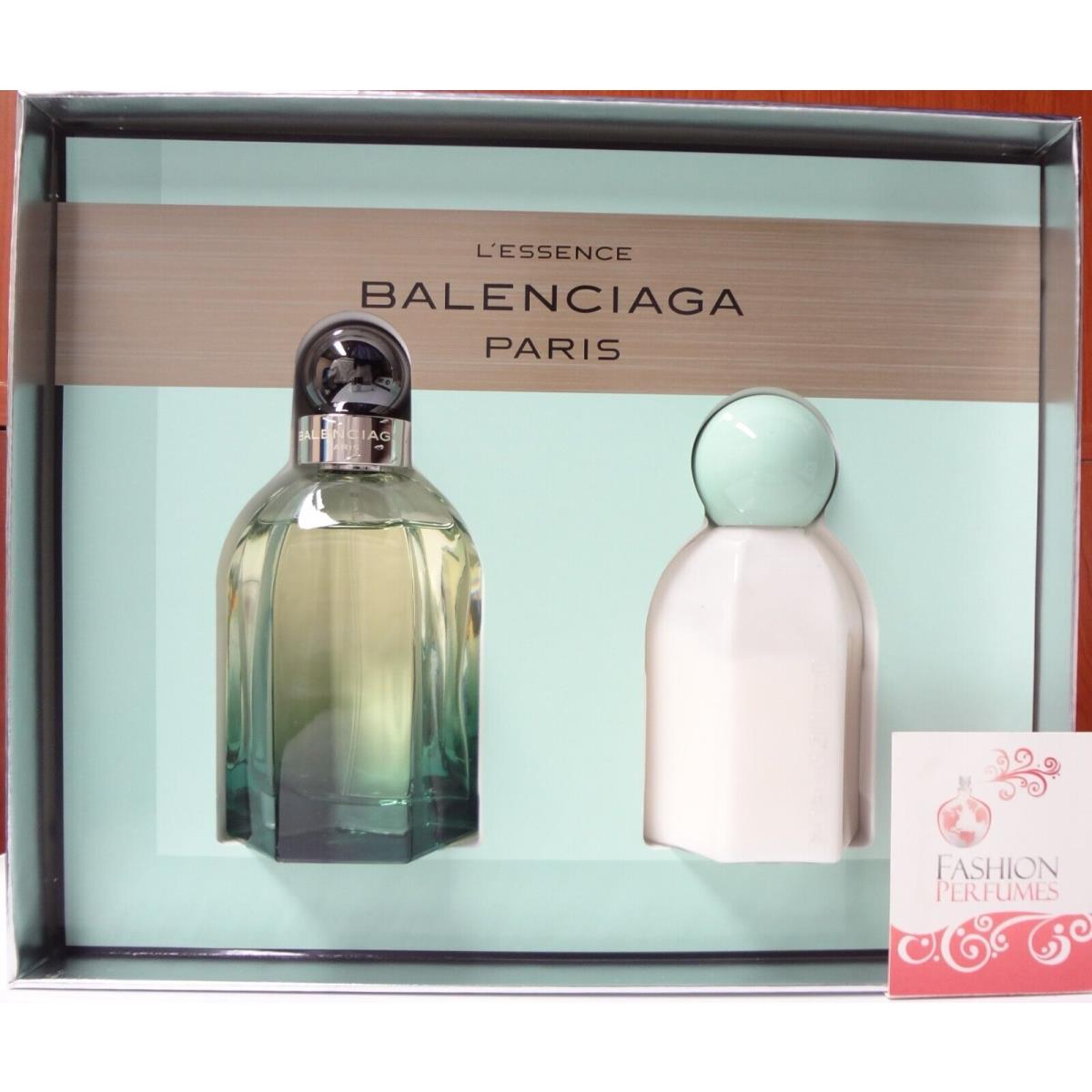 L`essence by Balenciaga Paris 2.5 OZ Edp Made IN Monaco 2 Pcs Gift Set