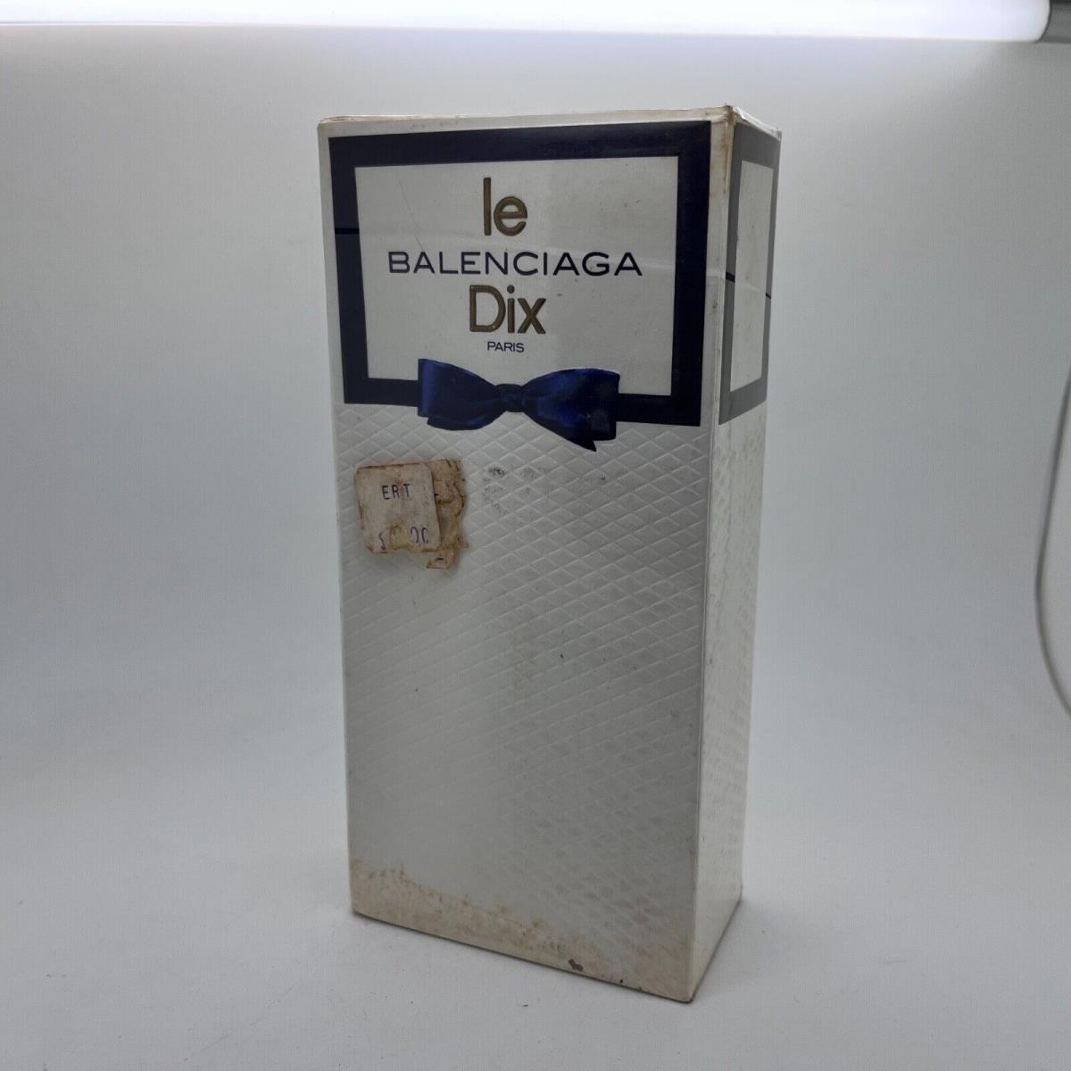 Vintage Balenciaga Le Dix 7 oz Eau de Toilette 1960`s