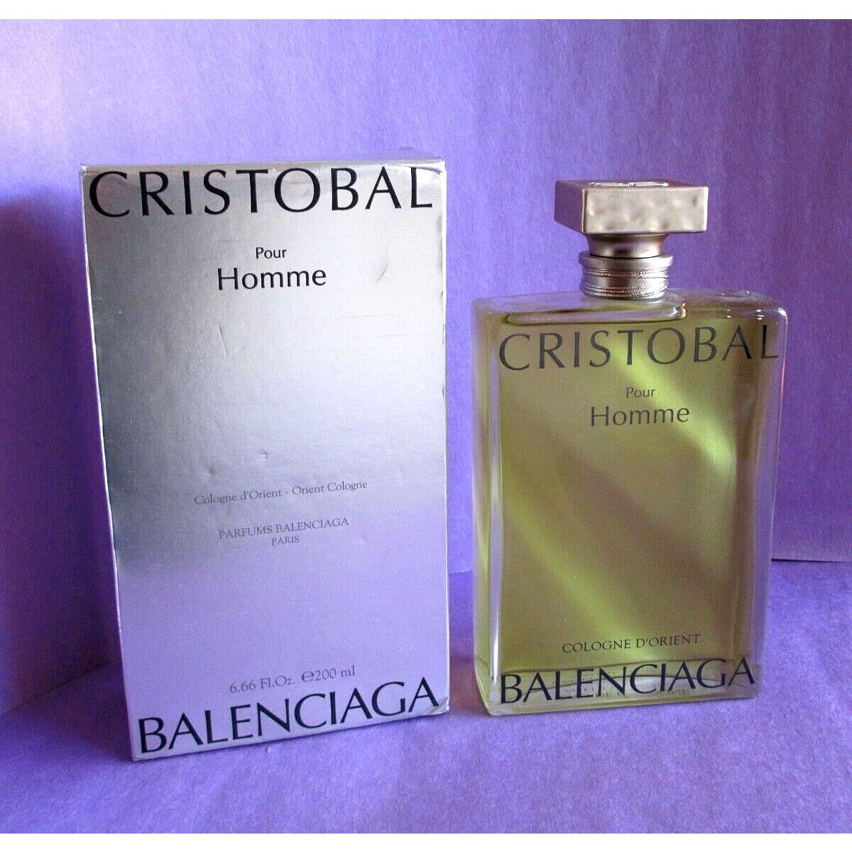 Cristobal Balenciaga Pour Homme Vintage Orient Cologne Splash 6.66 oz 200 ml