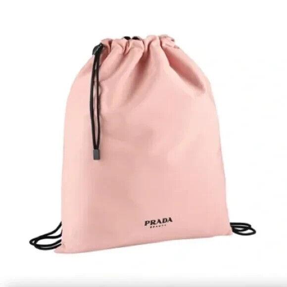 Prada Pink and Black Reversible Backpack