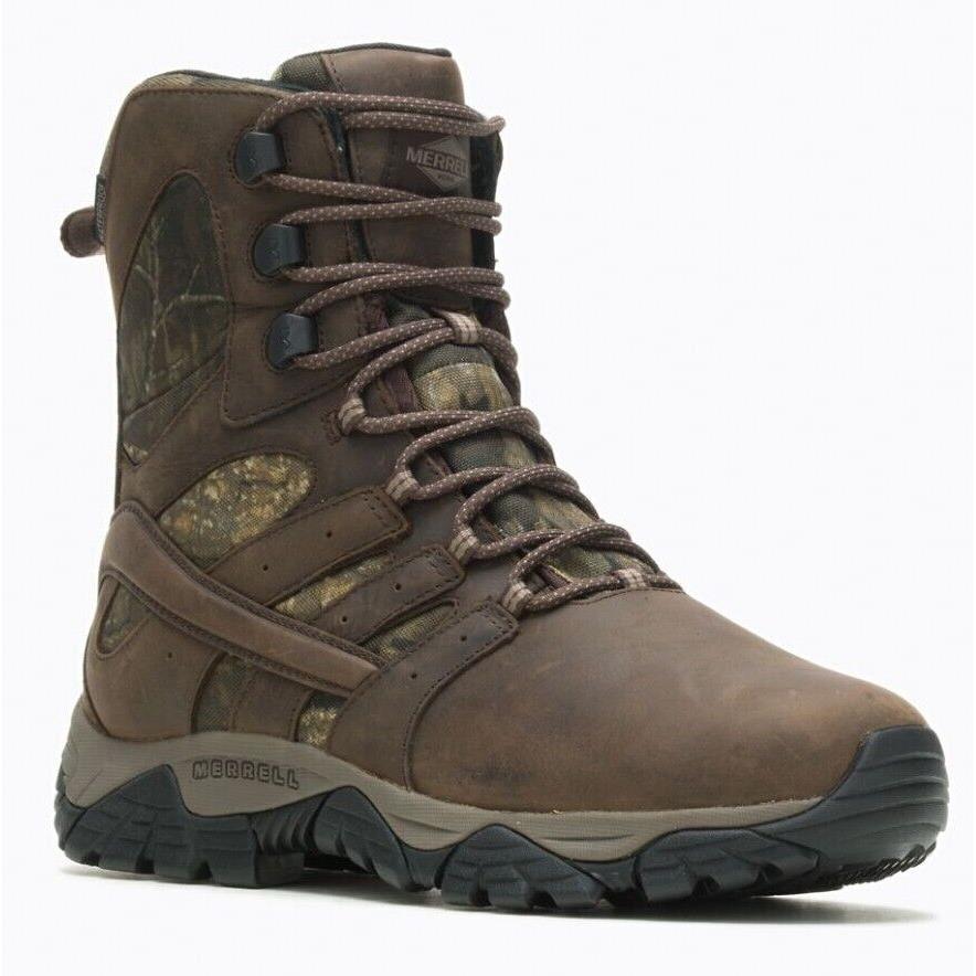 Men`s Merrell Moab Timber Thermo 8 Watp SR Work Boots J099499 Multi Sizes Camo