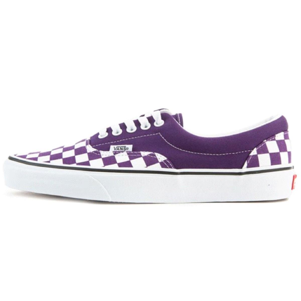 Vans Era Unisex Adult Sneakers (Checkerboard) Violet Indigo True White