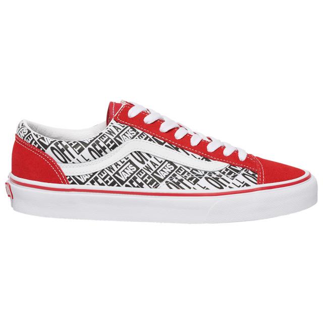 Men`s Vans Style 36 `mix Racing Red` Classic Fashion Casual Sneaker VN0A3DZ3SO5