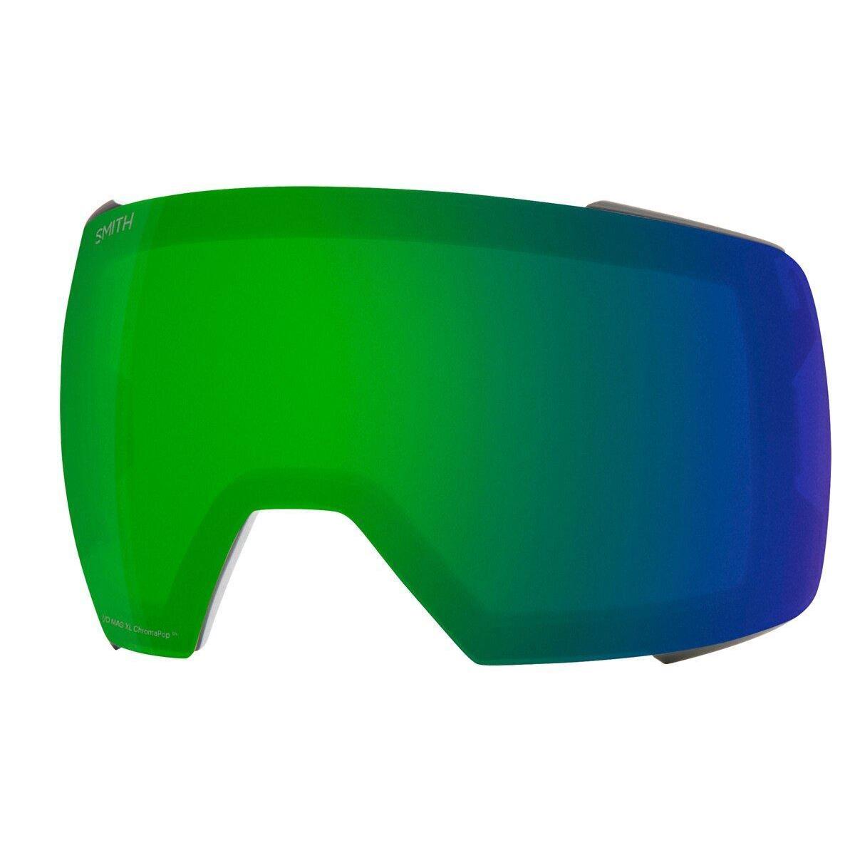 Smith IO Mag XL Replacement Lenses Chromapop Technology Chromapop Sun Green Mirror