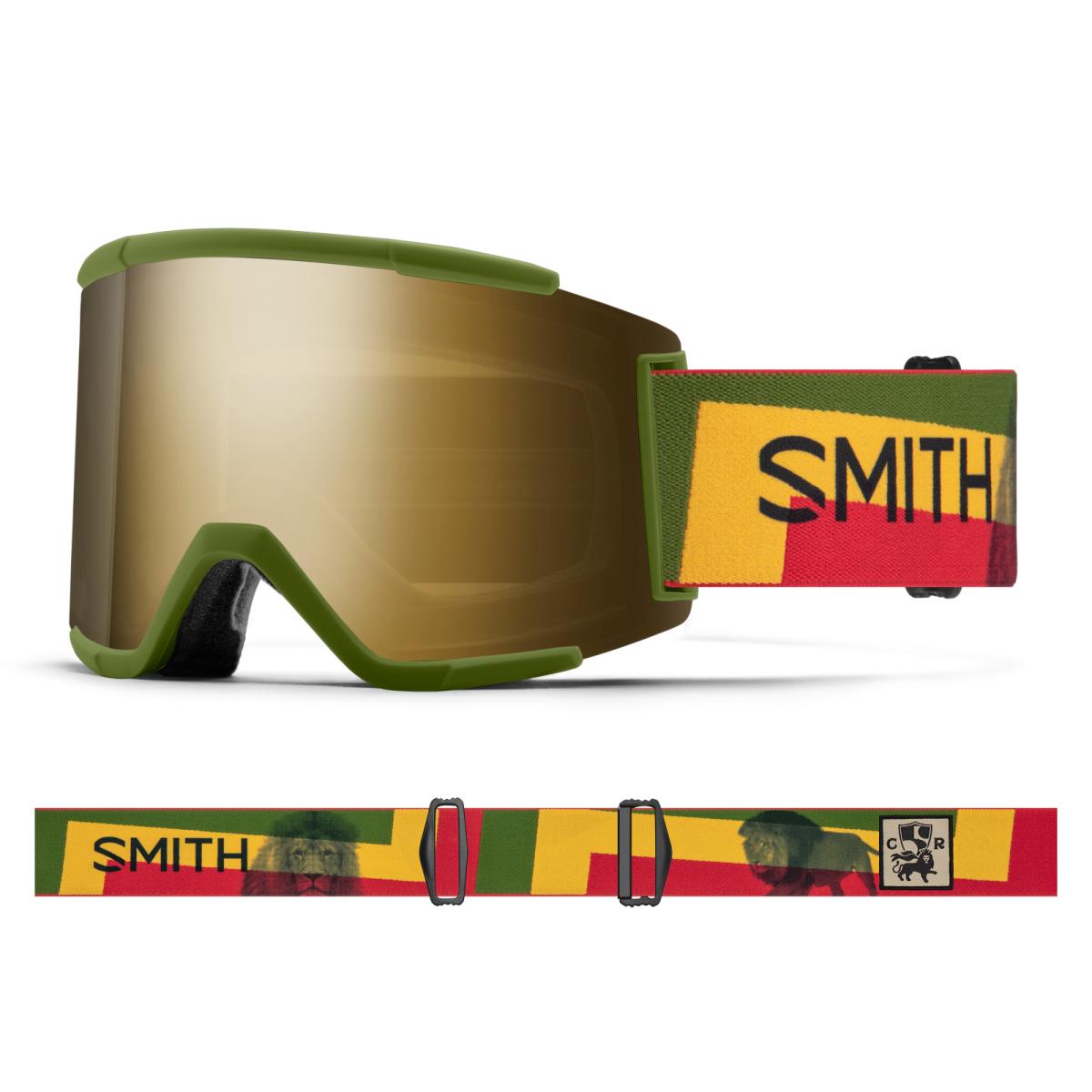 Smith Squad XL Ski Snowboard Snowmobile Goggle Bright Low Light Chromapop Lense